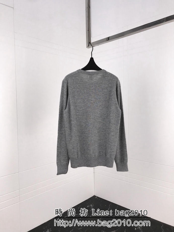 LOEWE羅意威 18SS秋冬最新款 基礎調logo刺繡 男款奴羊毛毛衣 打底百搭款式 ydi2437